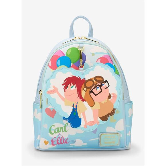 Loungefly Disney Pixar Up Carl & Ellie Balloon Mini Backpack with Coin Purse main image 6